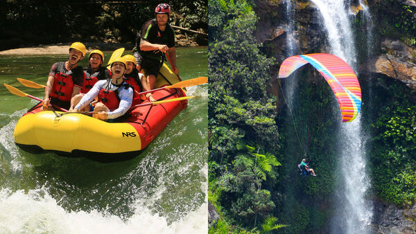 FUN RAFTING + AWESOME PARAGLIDING from Medellin