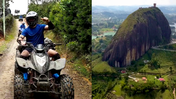 COLORFUL GUATAPE + STUNNING ATV 1HR from Medellin